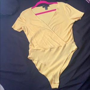 Yellow top forever 21 plus